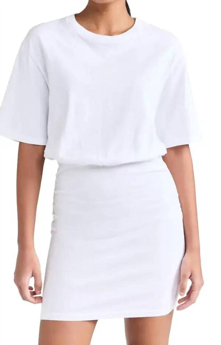 NEW XIRENA lexa mini dress in white